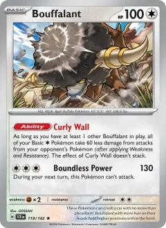 Bouffalant, Stellar Crown 119/142