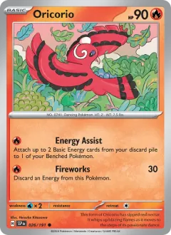 Oricorio, Surging Sparks 026/191