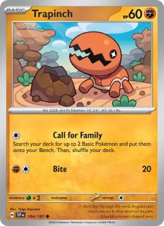 Trapinch, Surging Sparks 104/191