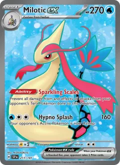 Milotic ex, Surging Sparks 217/191
