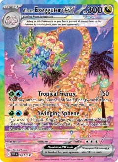Alolan Exeggutor ex, Surging Sparks 242/191
