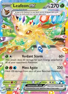 Leafeon ex, Prismatic Evolutions 006/131