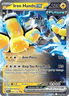 Iron Hands ex, Prismatic Evolutions 031/131