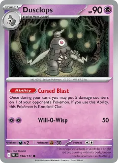 Dusclops, Prismatic Evolutions 036/131