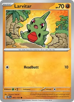 Larvitar, Prismatic Evolutions 047/131