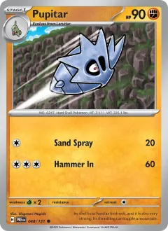 Pupitar, Prismatic Evolutions 048/131