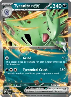 Tyranitar ex, Prismatic Evolutions 064/131