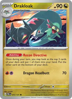 Drakloak, Prismatic Evolutions 072/131