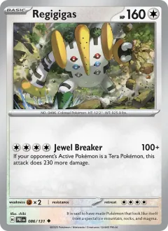 Regigigas, Prismatic Evolutions 086/131