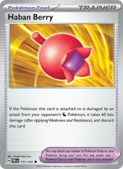 Haban Berry, Prismatic Evolutions 111/131