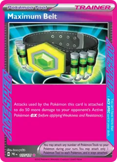 Maximum Belt, Prismatic Evolutions 117/131