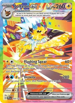 Jolteon ex, Prismatic Evolutions 153/131