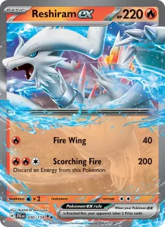 Reshiram ex, Journey Together 030/159