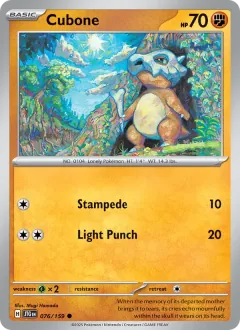 Cubone, Journey Together 076/159