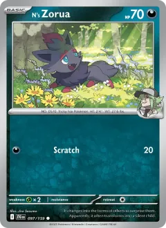 N's Zorua, Journey Together 097/159