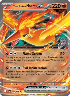 Team Rocket's Moltres ex, Destined Rivals 031/182