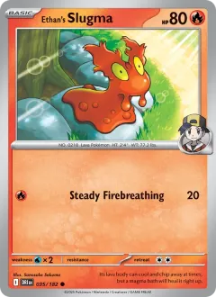 Ethan's Slugma, Destined Rivals 035/182