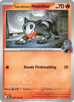 Team Rocket's Houndour, Destined Rivals 037/182