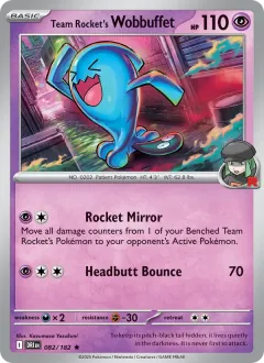 Team Rocket's Wobbuffet, Destined Rivals 082/182