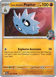Team Rocket's Pupitar, Destined Rivals 095/182
