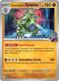 Team Rocket's Tyranitar, Destined Rivals 096/182