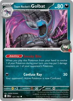Team Rocket's Golbat, Destined Rivals 121/182