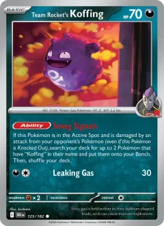 Team Rocket's Koffing, Destined Rivals 125/182