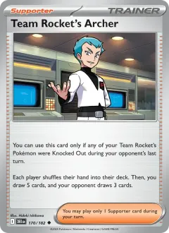 Team Rocket's Archer, Destined Rivals 170/182