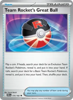 Team Rocket's Great Ball, Destined Rivals 175/182