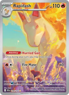 Rapidash, Destined Rivals 189/182