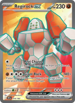 Regirock ex, Destined Rivals 214/182