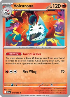 Volcarona, Black Bolt 016/86