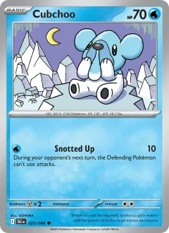 Cubchoo, Black Bolt 025/86