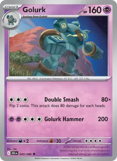 Golurk, Black Bolt 043/86