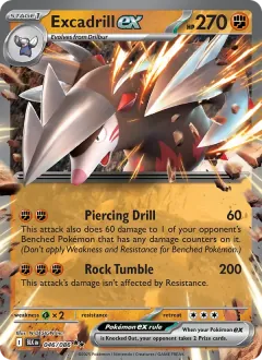 Excadrill ex, Black Bolt 046/86