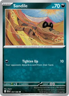 Sandile, Black Bolt 057/86