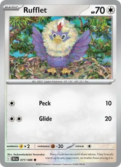 Rufflet, Black Bolt 077/86