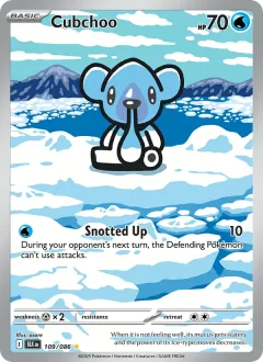 Cubchoo, Black Bolt 109/86