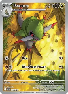 Fraxure, Black Bolt 146/86