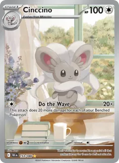 Cinccino, Black Bolt 153/86