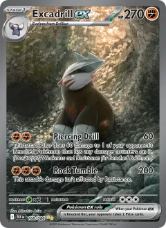 Excadrill ex, Black Bolt 168/86