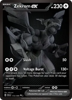 Zekrom ex, Black Bolt 172/86