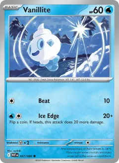Vanillite, White Flare 027/86