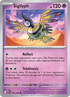 Sigilyph, White Flare 038/86