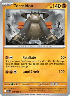 Terrakion, White Flare 054/86