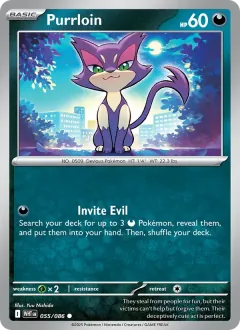 Purrloin, White Flare 055/86