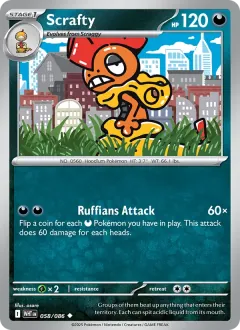 Scrafty, White Flare 058/86