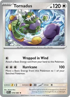 Tornadus, White Flare 078/86
