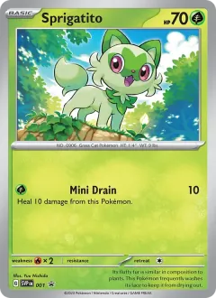 Sprigatito, SVP Black Star Promos 001/225