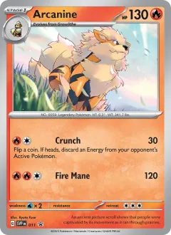Arcanine, SVP Black Star Promos 011/225